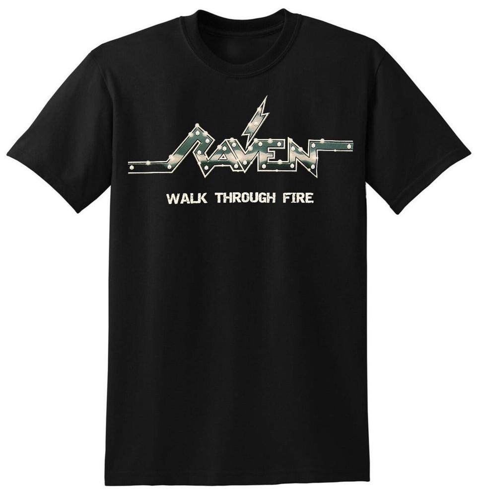 RAVEN cd cvr WALK THROUGH FIRE Official SHIRT MED New wiped out bitch until drop Unisex T-Shirt S