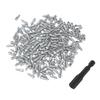 200 PEZZI 12mm Chiodi per Pneumatici Acciaio Antiscivolo Antighiaccio Neve Punte per Pneumatici con Strumento di Installazione per Moto Motocicletta Fuoristrada