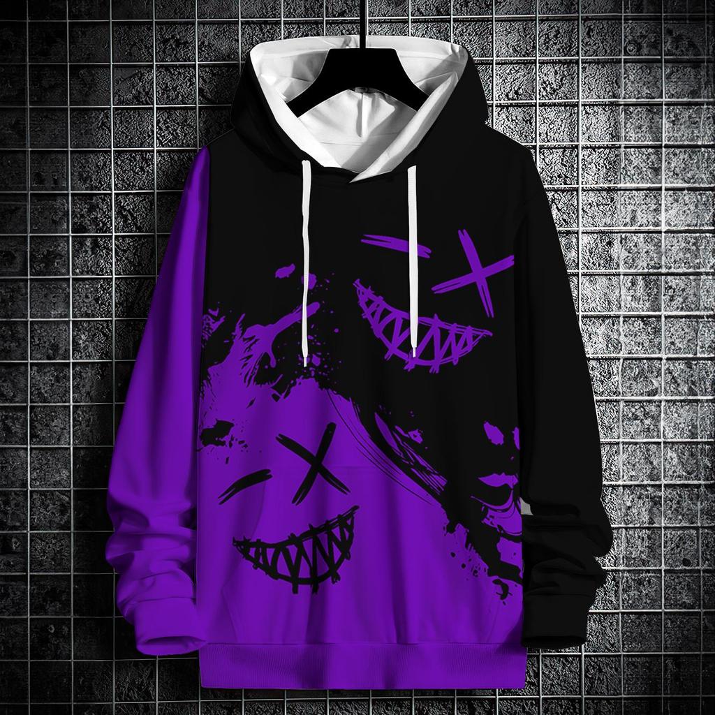 Funny 3D Printed Hoodies For Men Casual Simple Style Unisex Sweatshirts Oversized Pullover Autumn and Winter Fashion y2k Clothes