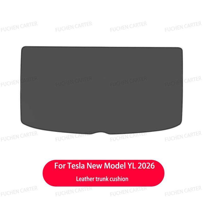 For Tesla ModelYL2026 LeatherTrunk Mat Full Coverage Waterproof Non-Slip Seat Backrest Protective Pad Cargo Liner Anti Dirty Mat