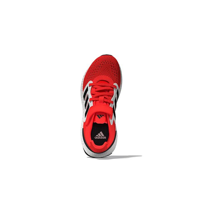 New Adidas Pureboost 22 Low Top Running Shoes White Red Children Aged 3 7 Years Old GZ2602