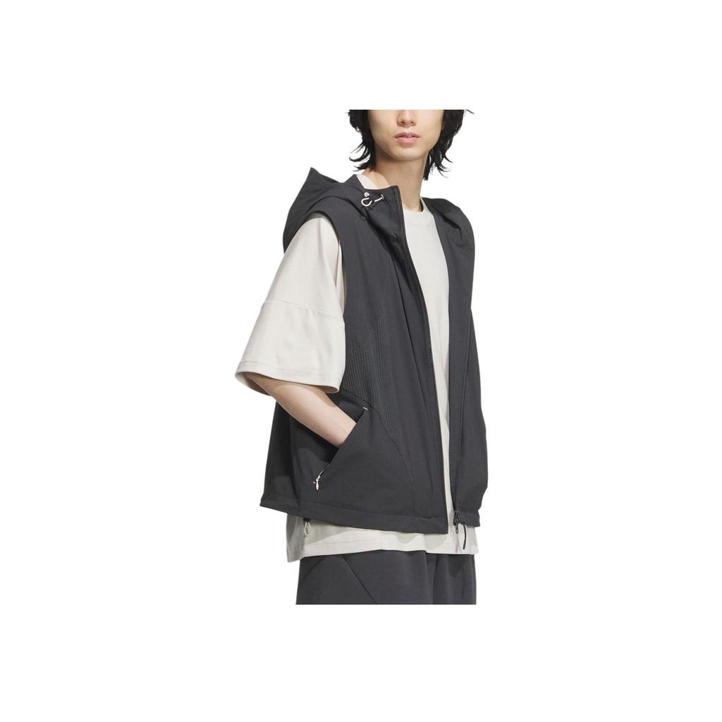Adidas Future Style Woven Vest Men Vests Carbon-Black JL9962