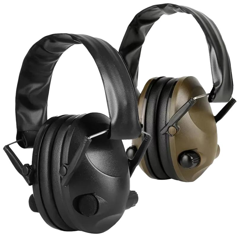 TAC 6S Anti-Noise Audio Tactics Shooting Headset Soft Padded Electronic Earmuff for Sport Hunting Outdoor Sports