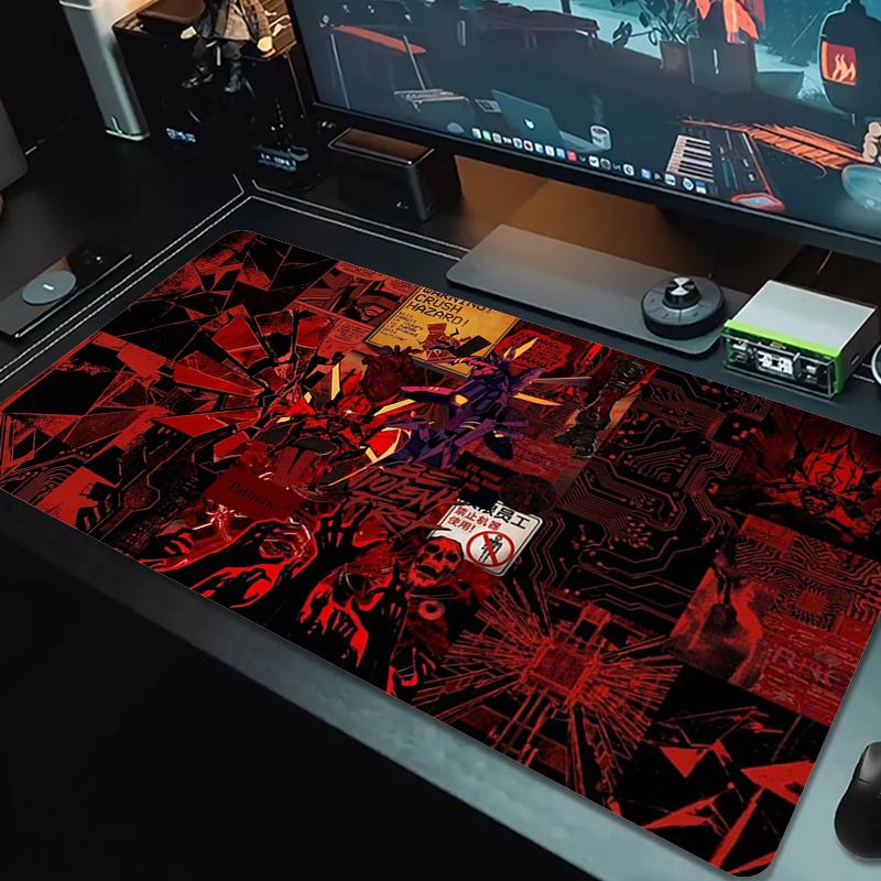 ULTRAKILL Mauspads Großes Gaming-Tischkissen Rutschfestes Laptop-Tablet Großes Mauspads XXL Matte Mini-PC-Spielmatte Mit Verriegeltem Rand_xia 30cmx60cm(11.8x23.6inch) brown
