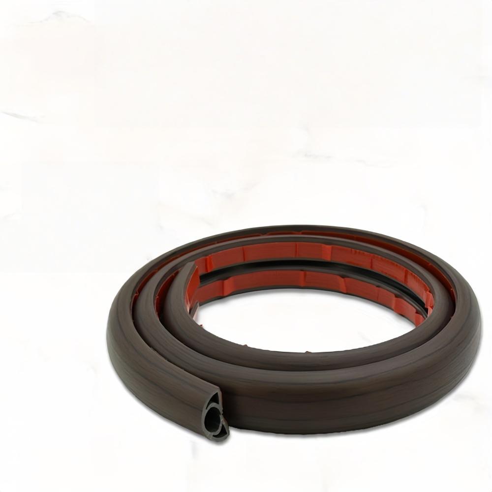 1pc 1m/2m/3meters Floor Cable Cover PVC Cord Protector Self-Adhesive Wood Grain Cable Protector Extension Electric Wire