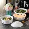 Huihuang Ceramic Warming Fish Plate Set with Stove
