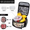 MHA Insulated Lunch Bags Thermal Bag Reusable,Meal Container Anime Deku Bakugou Katsuki Leakproof Lunch Box Tote Bento Pouch