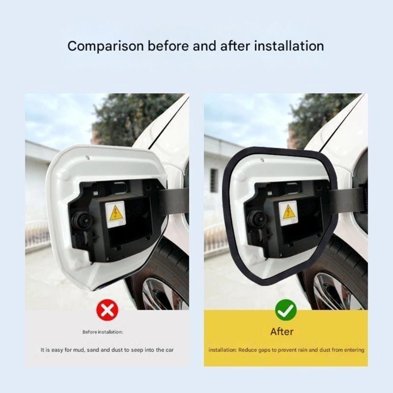 Upgrades Gas Tank Cover Seal Rings 90cm Anti Aging Design Universal Car Fit Universal Fuel Tank Seal Strips for Vehicle