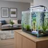 Bubble Driven Fish Tank Decoration Movable Joints Luminous Skeleton  Aquarium Hobbyist