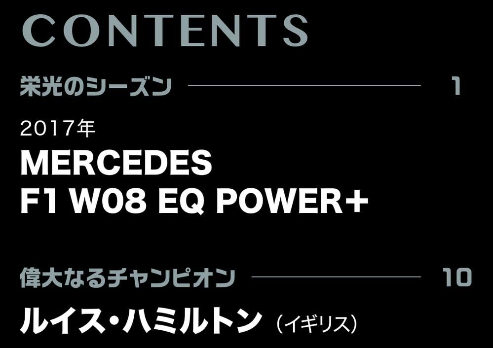 Big Scale F1 Collection 53 F1 W08 EQ Lewis No. (MERCEDES Power+ Hamilton) [Encyclopedia] (with model)