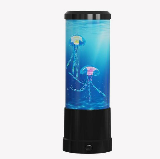 USB LED Jellyfish Lamp: Color-Changing Night Light for Atmosphere and Silent Desktop Décor