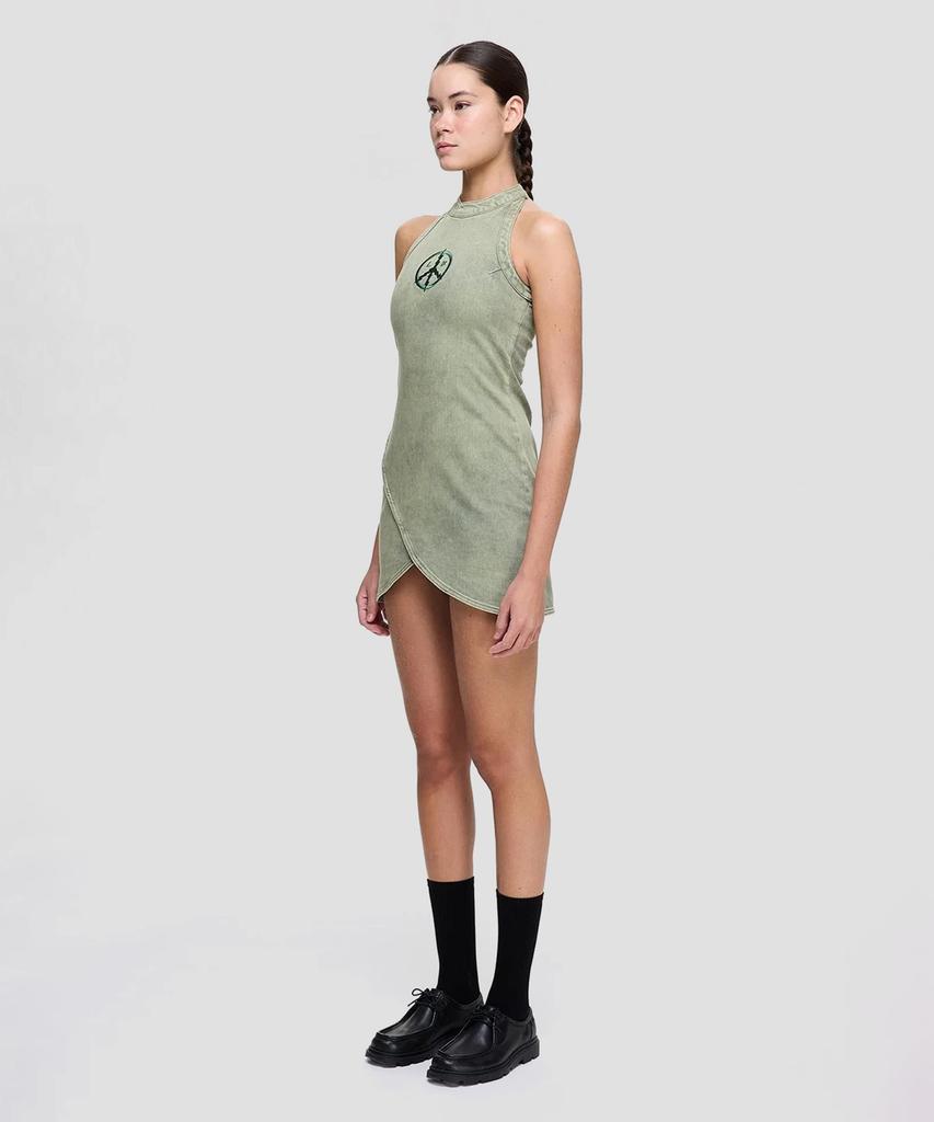 Lebenjamin (W) Denim Dress 004 Acid Green