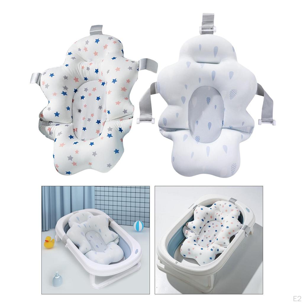 Baby Bath Cushion Pad Shower Mat Newborn Bathtub Nonslip 0-12M