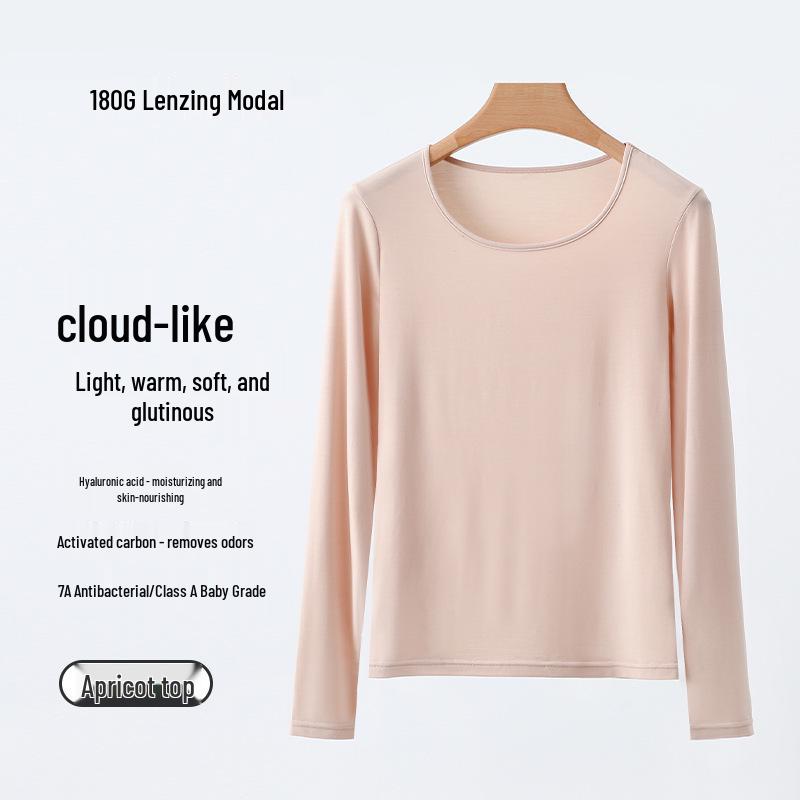 

Women s Antibacterial Lenzing Modal Skin-Beautifying Warm Underwear Set - Autumn/Winter A-Class Base Layer XXL (for 140-160 jin)