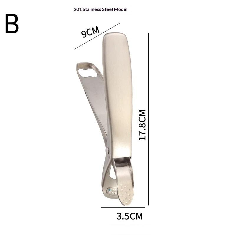 

Зажим для миски из нержавеющей стали 201 Кухонные принадлежности Бытовой подъемник для противня с запеканкой Пароварка Силиконовый зажим Противоожоговый B