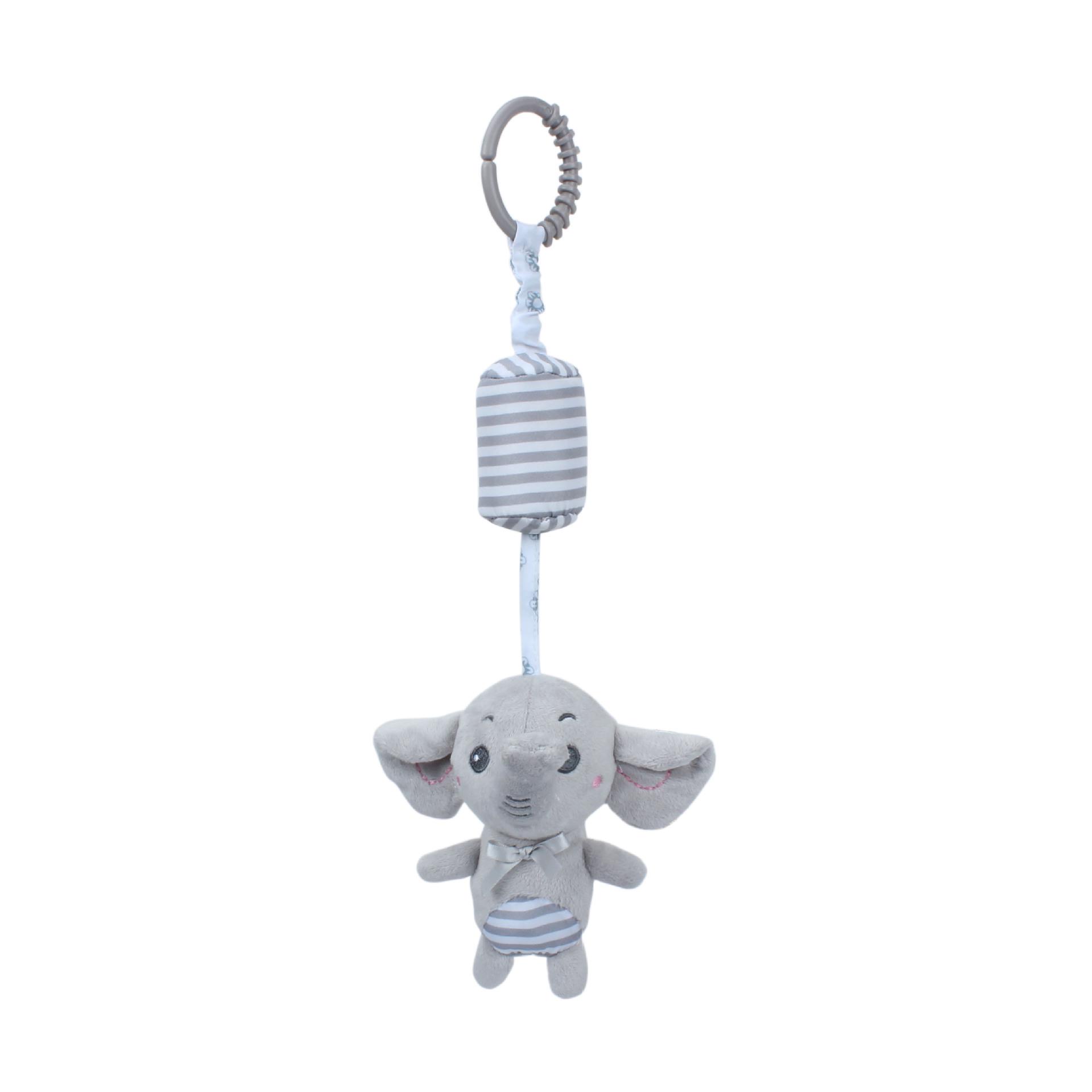 BBSKY Baby Stroller Wind Chime: Elephant, Koala & Bear Crib Pendant Toy. 36x11 cm