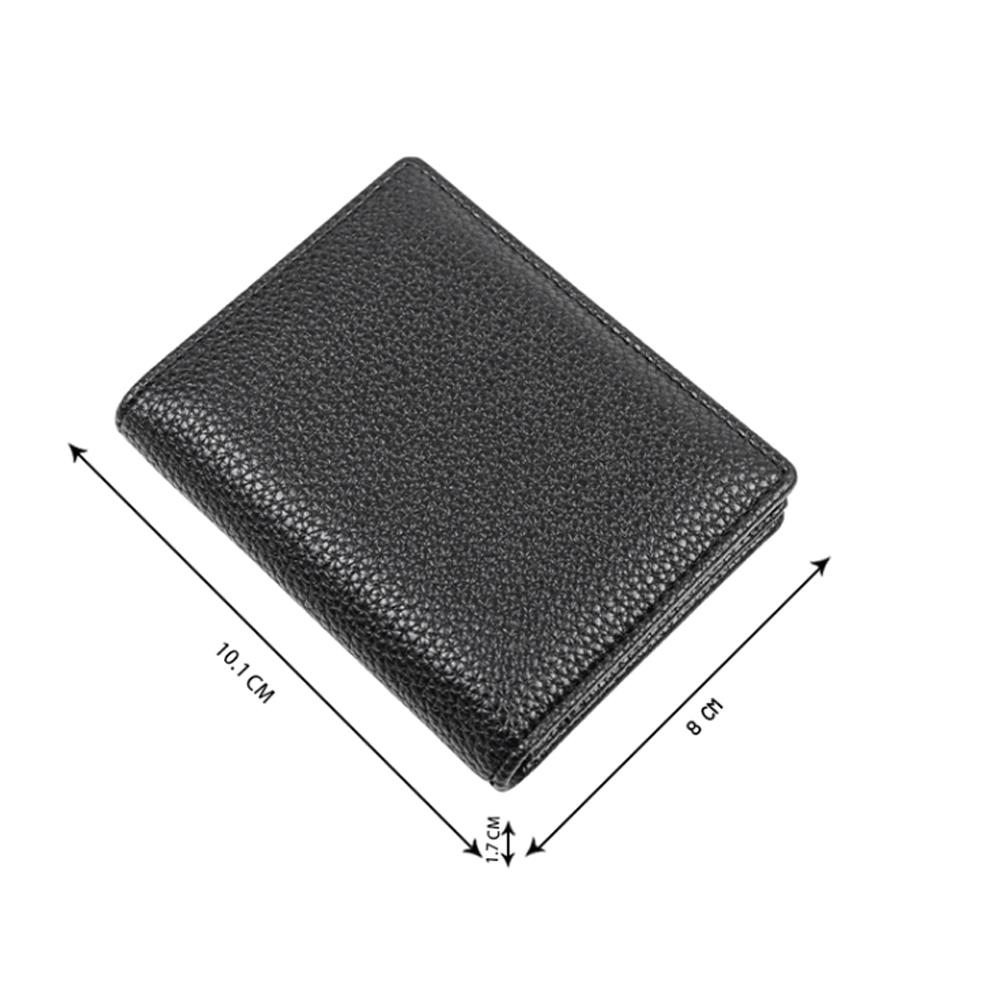 Genuine Leather Business Card Holder Name Card Case Credit Card Wallet for Men & Women