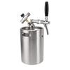 Mini butoi de bere Growler 5L din oțel inoxidabil sistem portabil de dozator sub presiune pentru acasă cu 60PSI