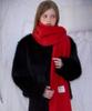 ROSEFRANTZ Cozy Fur Muffler [Red]