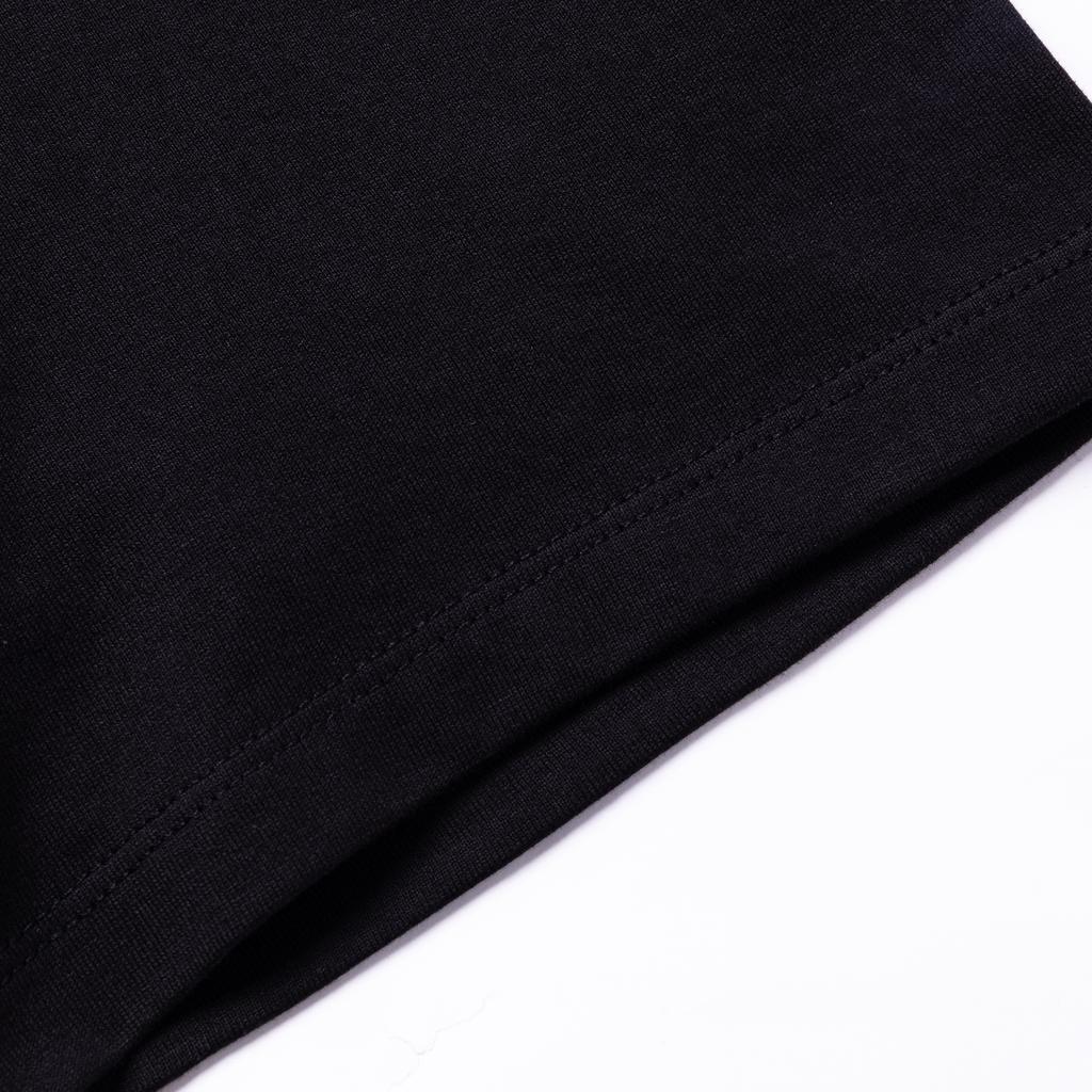 MCM Ss24 Letter Pattern Loose Round Neck Short Sleeve T-Shirt Men Tops Black MHTESMM05BK
