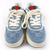 Pristine GUCCI Low Cut Sneakers Reweb GG Denim Leather Indigo Women 35 838831 Used