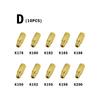 10Pcs Motorcycle Carburetor Main Jets Slow Pilot Jets M5 6mm Thread for PWK Keihin OKO CVK Carb Set Injector Nozzle