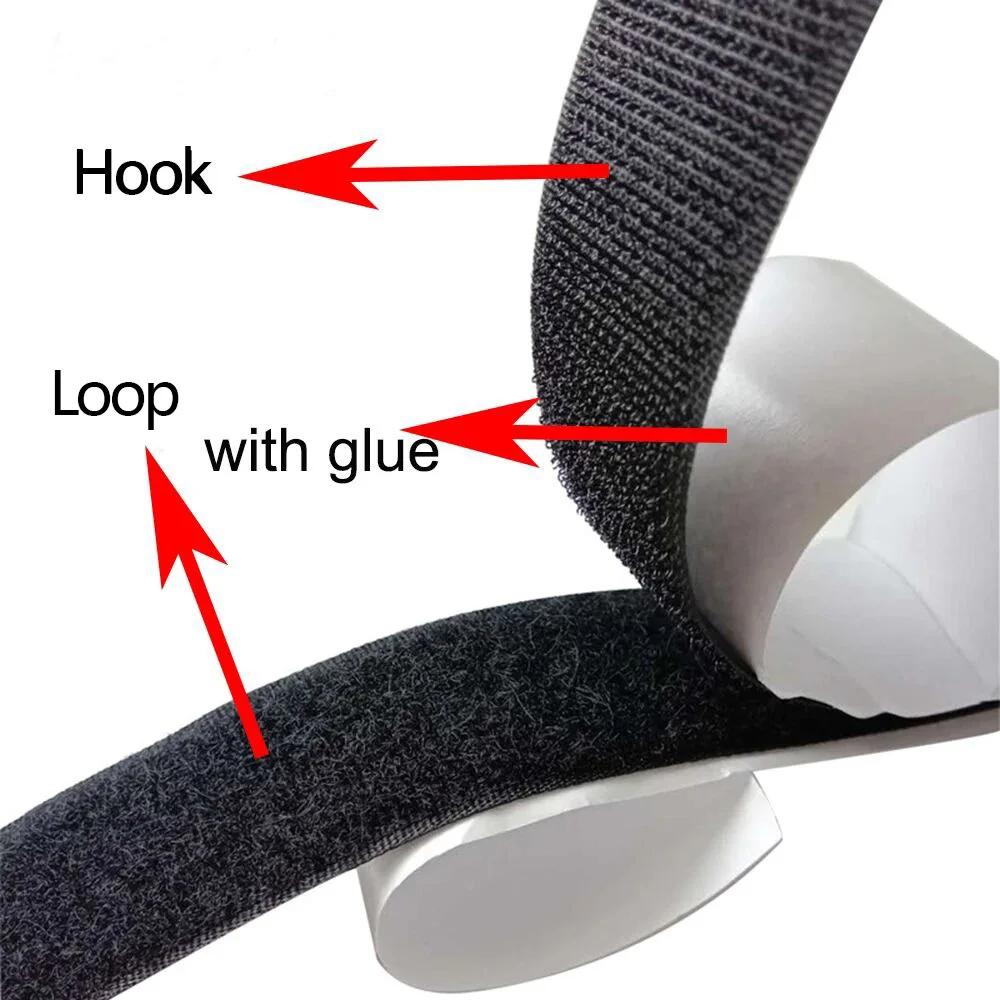 5M/Roll Width 10-20mm Black Cable Organizer USB Cable Winder Management Nylon Free Cut Ties Mouse Earphone Cord Cable Ties 2Pcs