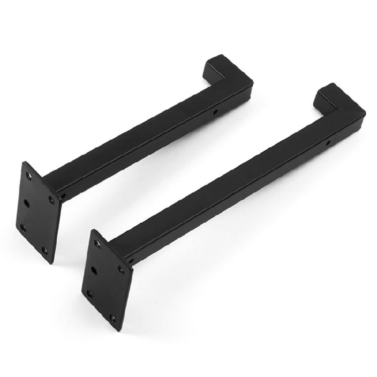 Sturdy Floating Shelf Brackets Decorative Shelf Support for Kitchen and Bathroom with Heavy Duty Steel Build