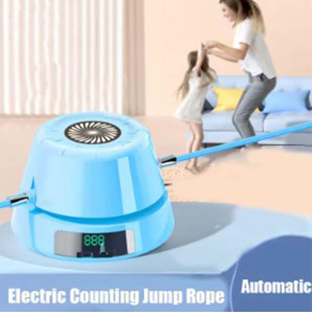 

Remote Control Electric Rope Skipping Machine Training Toy Skipping Rope Machine Home Workout рожевий