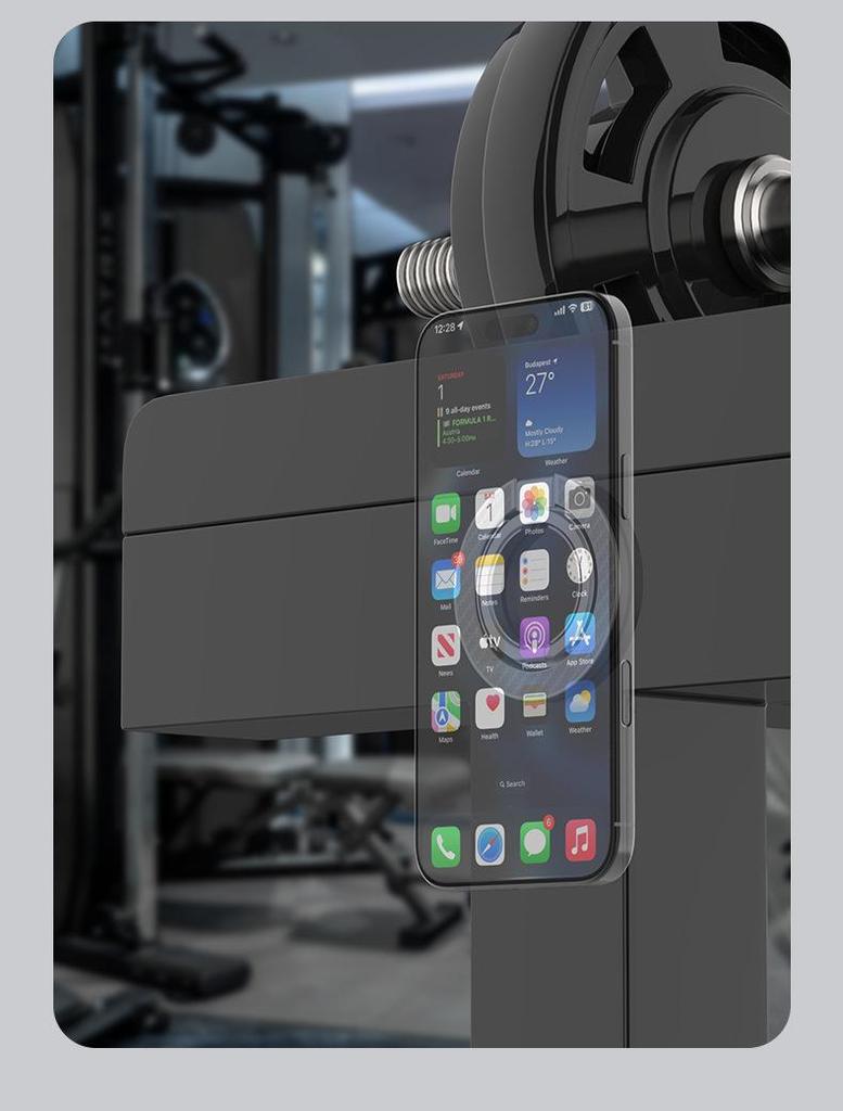 MagSafe Three-Fold Double-Sided Magnetic Phone Ring Holder for Apple & Android