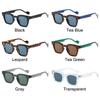 Trendy Punk Square Sunglasses Uv400 Protection  Small Shades Vintage Eyewear For Women & Men