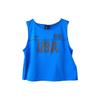 Nike Loose Fit Round Neck Sleeveless T-Shirt Women tops Blue 835579-435