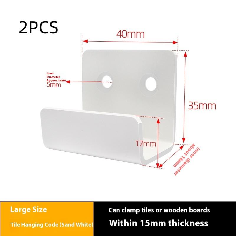 

2 шт. Подвесной код из нержавеющей стали, Пряжка для крепления керамической плитки, U-образные угловые кронштейны, Соединительный крепеж, Экраны, Настенная поддержка