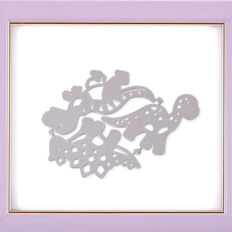 Dinosaur Metal Die Cuts Carbon Steel Cute Different Shapes Animals Cutting Dies for Crafts Card Making DIY Scrapbooking