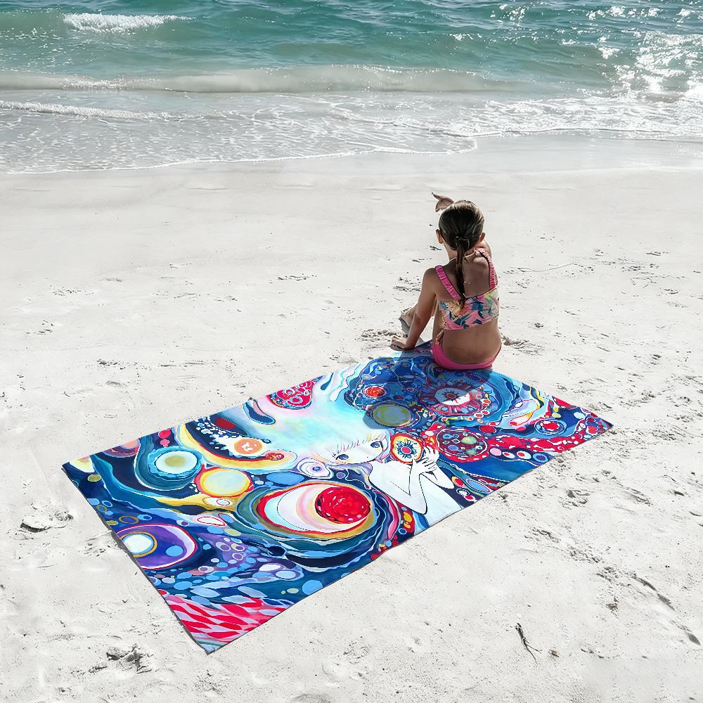 Japan Singer Kikuo Towel Quick Drying Beach Towels Are Suitable For Swimming Pools Camping Yoga And The Gym