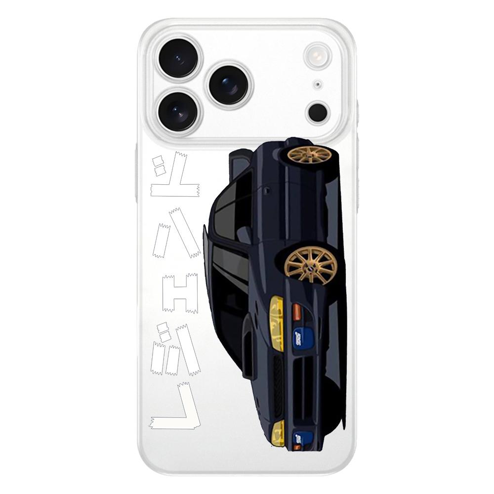 JDM Tokyo Drift Sports Car Soft Clear TPU Phone Case For iPhone 17 Air 16E 16 11 15 14 Pro MAX 12 13 7 8 Plus SE Easter Cover