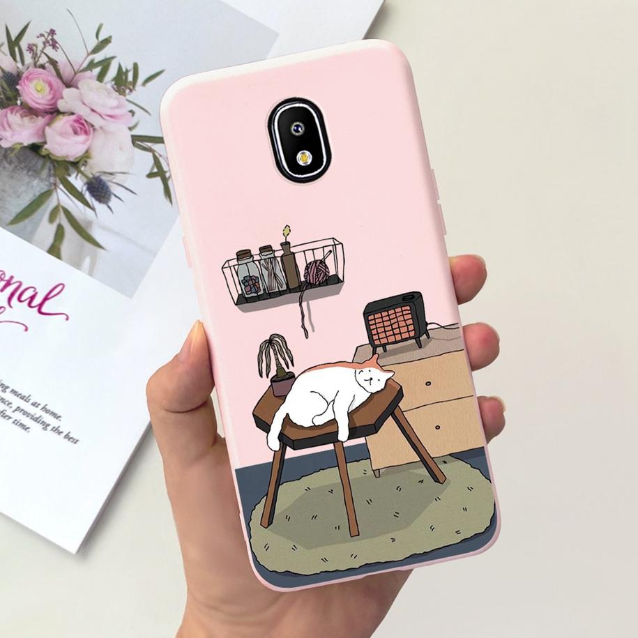 For Samsung Galaxy J7 J5 J3 2017 Case SM-J330F J530F J730F TPU Cover Fashion Pattern Soft Funda on Samsung J7 Pro 2017 Protector