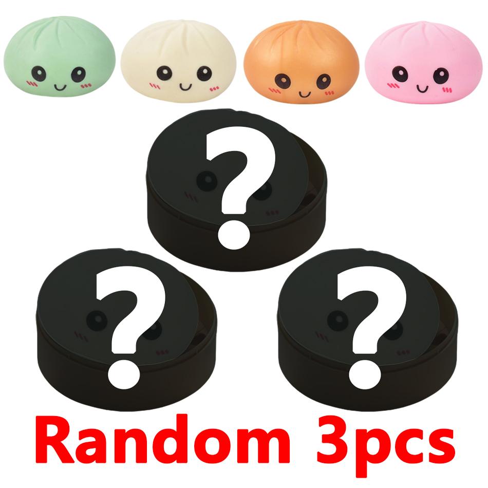 Hot Simulation Flash Dumpling Pressure Ball Slow Rebound Soft Pinch Decompression Baozi Modeling Stress Relief Toy Birthday Gift