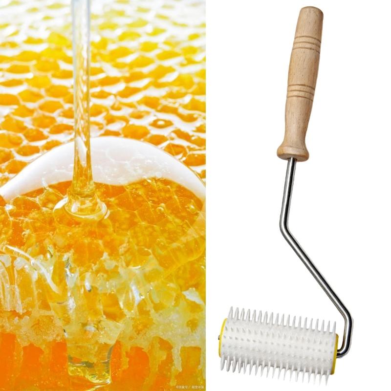 Simple to Clean Beekeeping Tool Steel Needle Roller Design for Quick Honeys Extraction and Multipurpose Applications