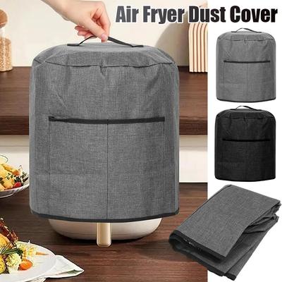 Airfryer Cover Stofhoes Ronde Beschermhoes Tas met 2 Zakken en Handvat voor Elektrische Drukpan / Rijstkoker