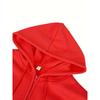 Autumn and Winter New Men's Hooded Fashion Trend Printed Casual Sports Hoodie Zipper Jacket