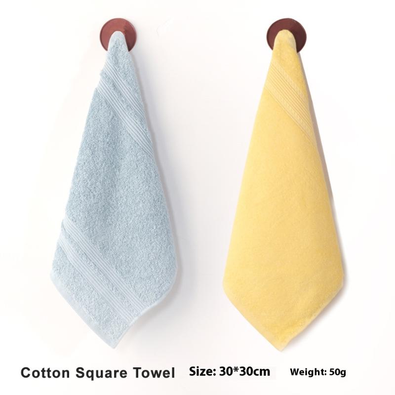 2/3Pcs Cotton Square Towel Household Baby Small Towel Absorbent Soft Towel For Face Washing