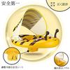 Baby Swim Ring with Cover and Leg Holes, Cute Bee Design, UV Protection SPF50+, Removable Sunshade, Suitable for Children 6 Months-3 Years Old (Yellow