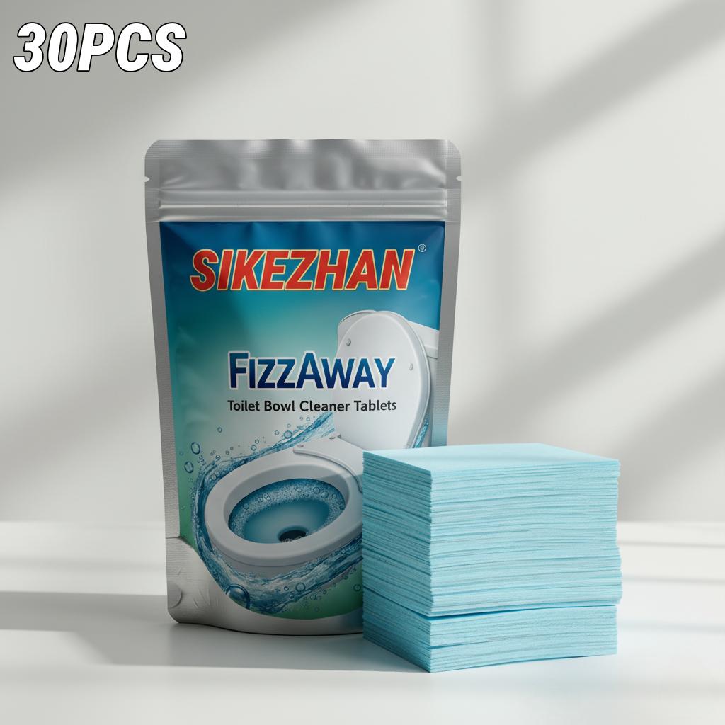 

30/60/120 шт. Таблетки для очистки унитаза FizzAway - Безопасный для септиков шипучий дезодоратор, быстрорастворимые чистящие таблетки от SIKEZHAN 30pcs