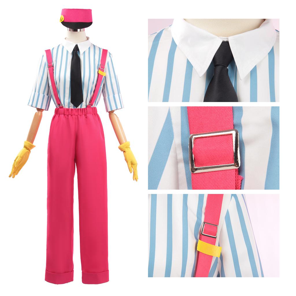 Anime Miku Mesmerizer Cosplay Costumes Teto Rompers Anime Role Play Uniform Halloween Party Dressing For Women Teto Red Jumpsuit
