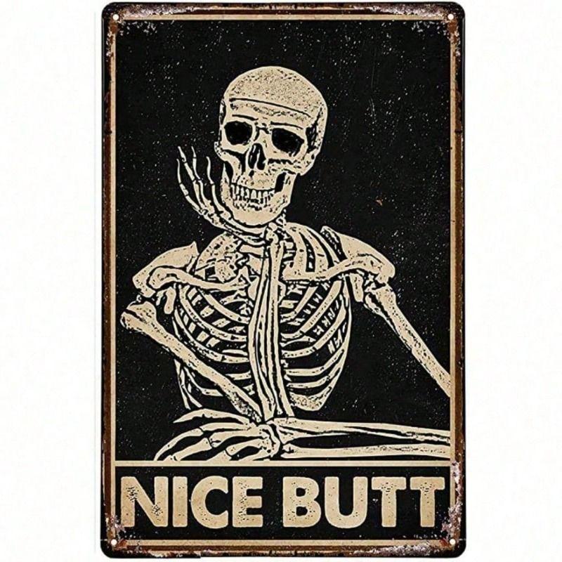 Decorative Metal Wall Sign 20x30cm Tin Sign Vintage Art