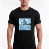 Reflective Cat Tshirt Summer Casual Cotton Tee Oversized Streetwear Tops Vintage Graphic Print Loose Fit Short Sleeve