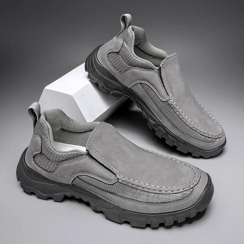 Original Men's Casual Business Shoes Non Slip Light Leather Sports Man Loafer Sneakers Outdoor Slip-on Zapatos Deportivos
