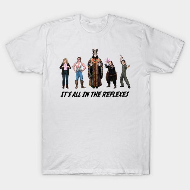 

Men Black Print T-shirt It S All In The Reflexes No-Cut Transfer Paper Print Cotton Tshirt L белый