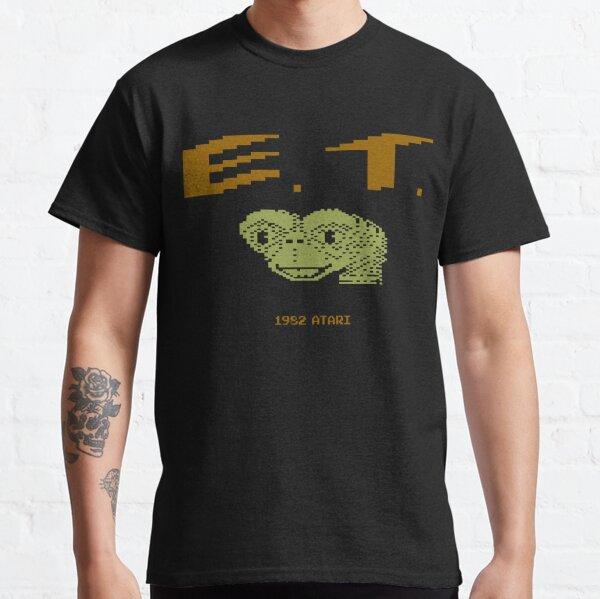 Novelty ET The Extra Terrestrial E.T. T-Shirts for Men Crewneck 100% Cotton T Shirt Short Sleeve Tee Unique Clothes for Male